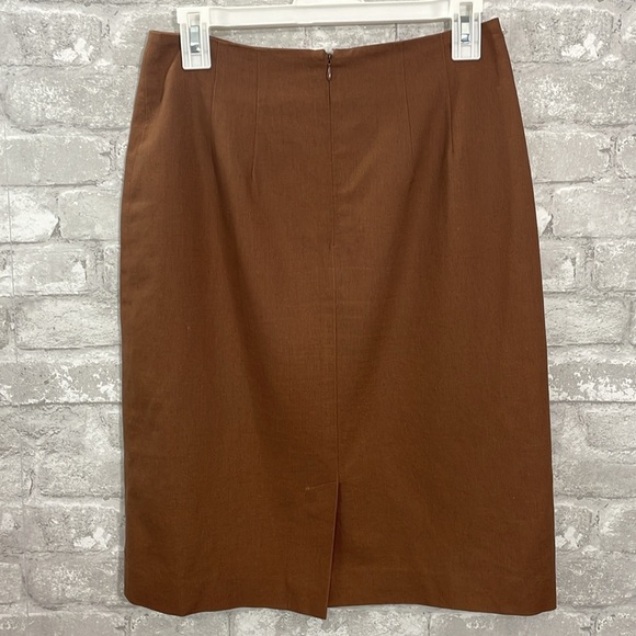 Chadwicks Linen Blend Blazer and Skirt Set - Picture 8 of 11